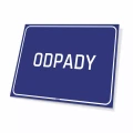 Tabliczka Odpady