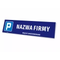 Tabliczka - miejsce zarezerwowane z polem na nazwę instytucji, firmy, placówki