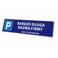 Tabliczka - miejsce zarezerwowane z polem na nazwę instytucji, firmy, placówki