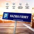 Tabliczka - miejsce zarezerwowane z polem na nazwę instytucji, firmy, placówki