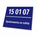 Tabliczka: kod i nazwa odpadu BDO