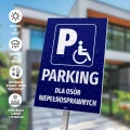 Tabliczka: Parking dla osób niepełnosprawnych