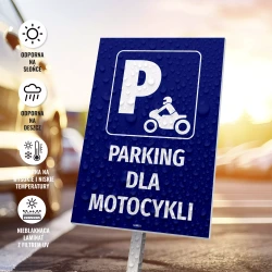 Tabliczka parkingowa: Parking dla motocykli