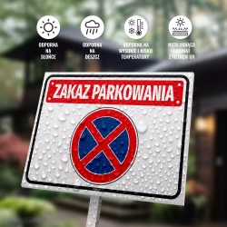 Tabliczka parkingowa: Zakaz parkowania