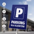 Tabliczka: Parking dla klientów