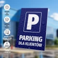 Tabliczka: Parking dla klientów