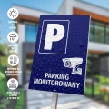 Tabliczka: Parking monitorwany