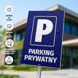 Tabliczka: Parking prywatny