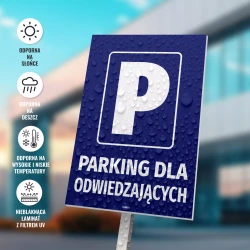 Tabliczka parkingowa: Parking dla odwiedzających