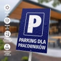 Tabliczka parkingowa: Parking dla pracowników