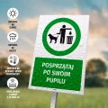 Tabliczka: Posprzątaj po swoim pupilu