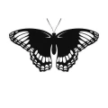 Motyl 10 naklejka samoprzylepna