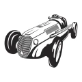 Auto sportowe 817 naklejka samoprzylepna