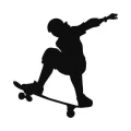 Skater 1025 naklejka samoprzylepna