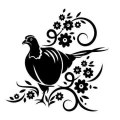 Bażant 1239 naklejka samoprzylepna