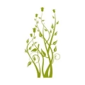 Drzewo floral 1297 naklejka samoprzylepna
