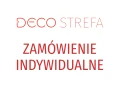 Komplet naklejek ciętych ploterowo z folii jednokolorowej mat wg specyfikacji