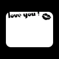 Tablica suchościeralna 029 love you
