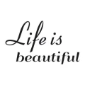 Life is beautiful 1742 szablon malarski