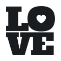 Love 1713 szablon malarski