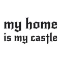 My home is my castle 1726 szablon malarski