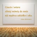 Cytat: czucie i wiara 1764 szablon malarski