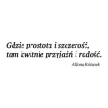 Cytat: gdzie prostota i szczerość 1766 szablon malarski