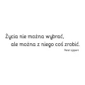Cytat: życia nie można wybrać 1763 szablon malarski