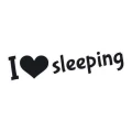 I love sleeping 1731 naklejka samoprzylepna