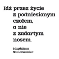 Cytat: idź przez życie 1749 naklejka samoprzylepna