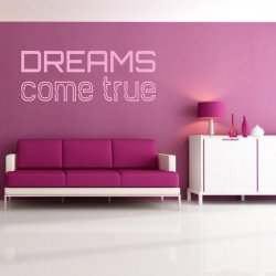 Dreams come true 1736 naklejka samoprzylepna