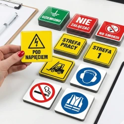 Mata magnetyczna magnes z twoim nadrukiem (małe rozmiary)