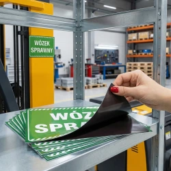 Mata magnetyczna magnes z twoim nadrukiem