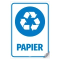 Naklejka na kosz z odpadami: Papier