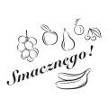 Smacznego 1729 naklejka samoprzylepna