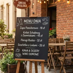 Tablica magnetyczna kredowa czarna w ramie aluminiowej