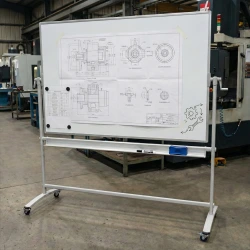 Tablica magnetyczna obrotowo-jezdna 180x120cm standard