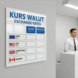 Tablica magnetyczna suchościeralna z twoim nadrukiem na wymiar