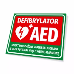 Tabliczka AED