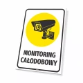 Tabliczka: Monitoring całodobowy