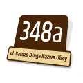Tabliczka na dom: adres numer domu, budynku
