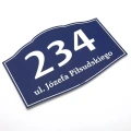 Tabliczka na dom lub ogrodzenie, z numerem, adresem