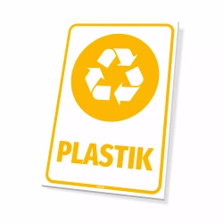 Tabliczka na kosz - Plastik