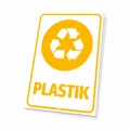 Tabliczka na kosz - Plastik