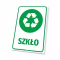 Tabliczka na kosz - Szkło