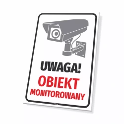 Tabliczka: Obiekt monitorowany