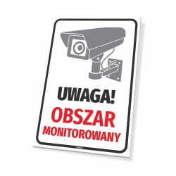 Tabliczka: Obszar monitorowany
