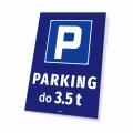 Tabliczka - parking do 3.5 t