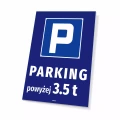 Tabliczka - parking powyżej 3.5 t