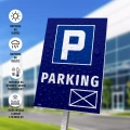 Tabliczka - parking + symbol koperty